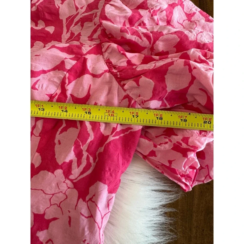 Endless Rose Nordstrom pink floral mini dress size medium